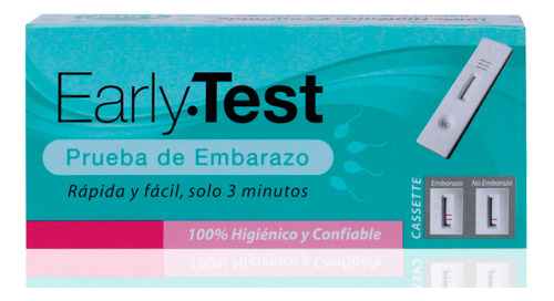 Prueba De Embarazo En Cassette Early Test 3 Minutos