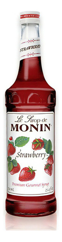 Monin-gourmet Jarabes 750 Ml (vidrio) Strawberry (horecas)