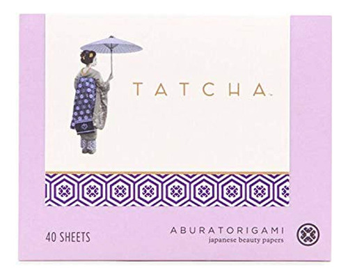 Tatcha Papel Secante Aburatorigami: Hojas De Abaca 100% Natu