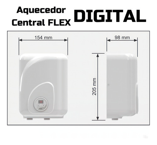Aquecedor Central Flex Digital 10,5kw/220v Cardal