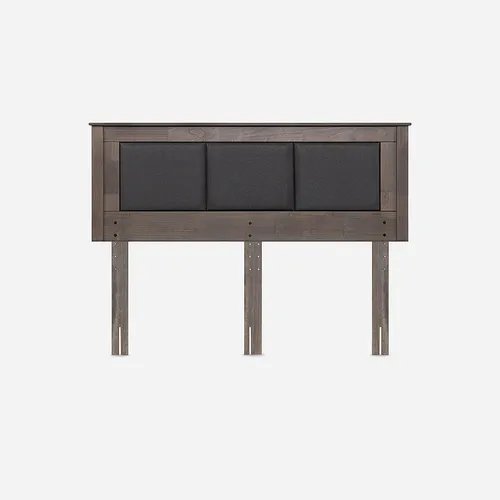 Cama Europea Art 4 King 180x200 Cm + Respaldo Rachel Gris
