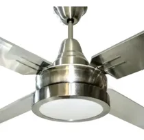 Comprar Ventilador Techo Con Luz Led 18w Color Acero Platil Memphis Cantidad De Aspas 4 Aspas Platil Frio Diámetro 120 Cm Material De Las Aspas Metal