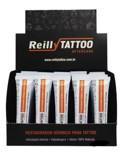 Reilly Tattoo Cicatrizante 15gr Caixa Com 20 Unidades 