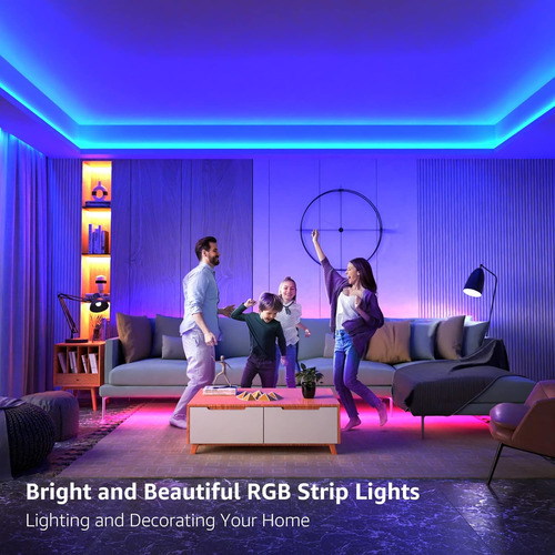 Tira De Luces D 32 Tiras Rgb 5050 D De 8 Pies Control R...