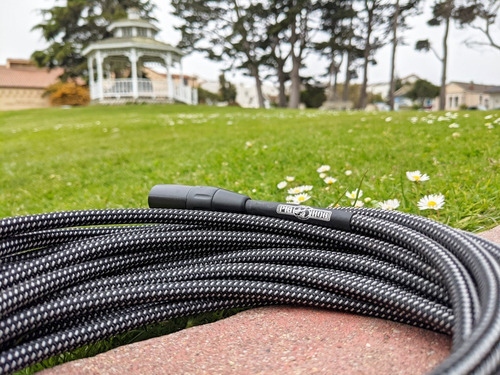 Imagen 3 de 5 de Pig Hog Phm30bkw Cable Tela Xlr De 9 Metros Para Micrófono