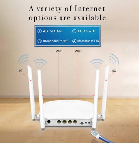 Módem Casa U Oficina X11 4g Lte Cpe 300mb Liberado Max Wifi