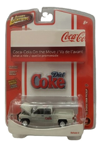 Johnny Lightning ´01 Dodge Ram Pickup Coca-cola On The Movie