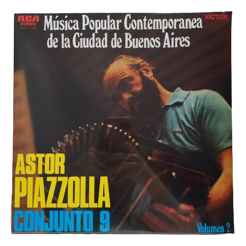 Astor Piazzola Y Conjunto 9 Música Popular Vol. 2 Vinilo