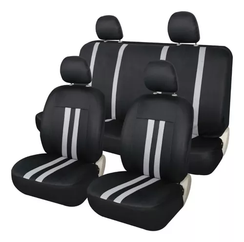 Fundas universales para asientos de coche para Seat Ibiza I, II, III, IV, V  (1984-2019) - Auto-Dekor - XR - gris claro gris claro