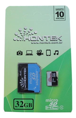 Cartão De Memória Hontek 32gb Micro Sd Hc