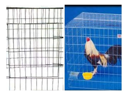 Imagen 2 de 2 de Jaula Rascadero Para Gallos 70 X 70 Cm