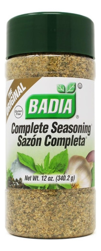 Badia Condimento Sazón Completa 340.2g Usa Kosher Sin Tacc