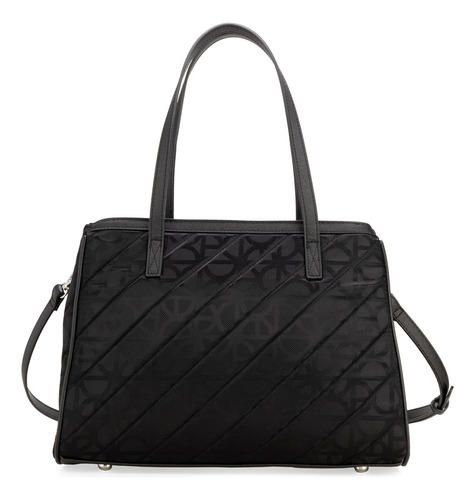 Bolsa Satchel Cloe Eresmi Grande Color Negro