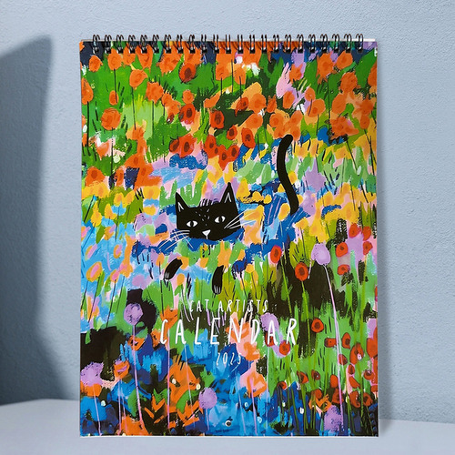 Nuevo Calendario De Pared Para Gatos 2025, Calendario