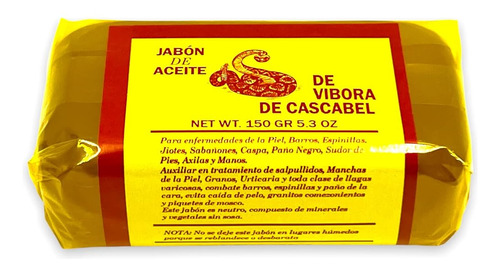 Yerbero - 1 Jabon Aceite Vibora 150gr Cada Uno - (jabón De S