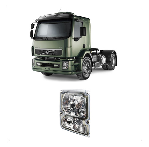 Óptica Ppal Volvo Vm 2008 2009 2010 2011 2012 2013 2014 2015