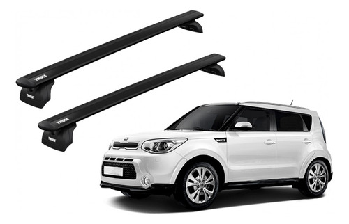 Barras Thule Kia Soul 17-18 Ra / Wingbar Black