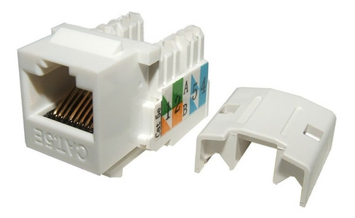 Jack Conector Rj-45 Cat 5e Para Roseta Nisuta Nsjac5