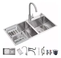 Comprar Tarja Acero Inoxidable Para Cocina Fregadero Tarjas 80*45cm tarja de cocina tarja de acero inoxidable organizador para cocina organizadores de cocina