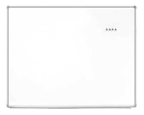 Imagen 1 de 8 de Pizarra Mediana Blanca Magnética De Pared 120cm Con Imanes