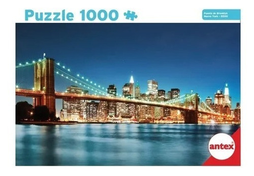 Imagen 7 de 10 de Antex Puzzle 1000 Piezas Paisajes Roma Paris Londres