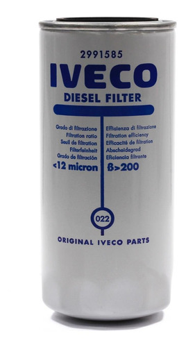 Filtro De Combustível Iveco 2991585