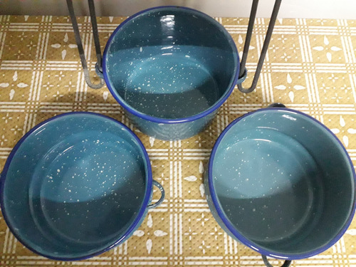 Portavianda De Peltre 3 Divisiones Tres Vintage 70's