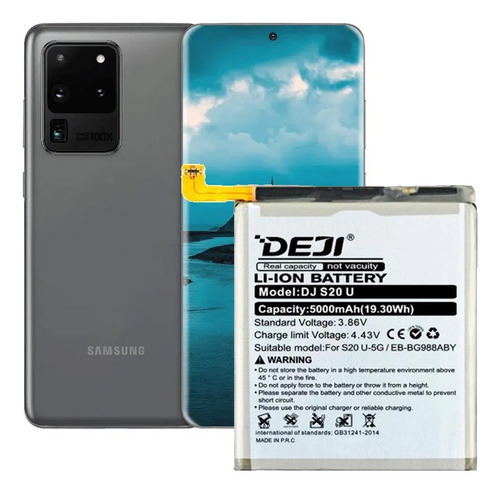 Bateria Compatible Samsung S20 Ultra 5000mah Marca Deji