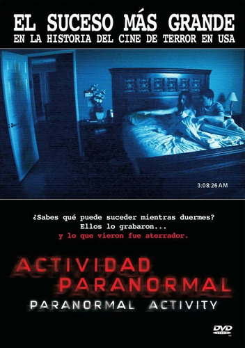 Actividad Paranormal ( Paranormal Activity ) 2007 Dvd