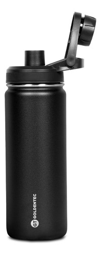 Garrafa Térmica 500ml Inox Preta | Goldentec Cor Preto