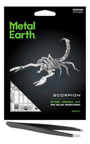 Metal Earth Kit Modelo 3d Scorpion Pinza
