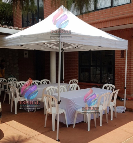 Alquiler Carpa Tarima Silla Rimax Mesa Tablón Redonda
