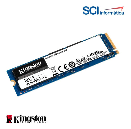 Imagen 4 de 5 de Disco Ssd Nvme 1tb Kingston Nv1 M.2 2280 Pcie 3.0 X4