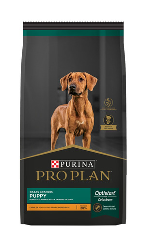 Imagen 1 de 1 de Alimento Pro Plan OptiStart Puppy para perro cachorro de raza  grande sabor pollo y arroz en bolsa de 13kg