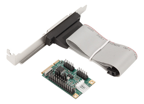Expansión De Tarjeta Vertical Pcie De Puerto Paralelo Minipc