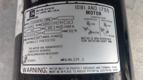 Motobomba De Hidromasaje Emerson (Usado)