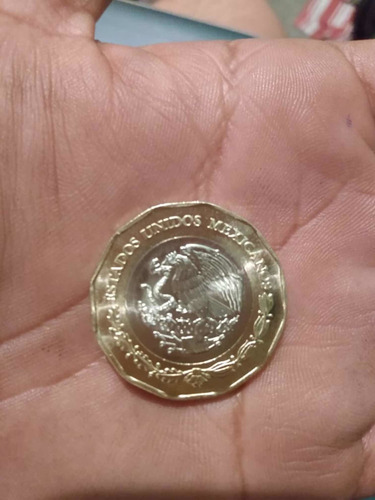 Moneda De $20 Conmemorativa Por Los 500 Años De Veracruz