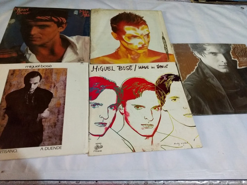 Miguel Bosé Lote Varios Discos De Vinil Originales