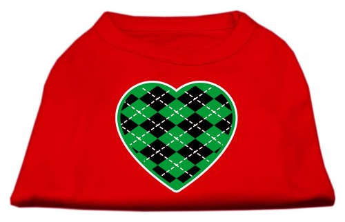 Ropa Gato - Mirage Pet Products Argyle Heart Camisa Con Esta