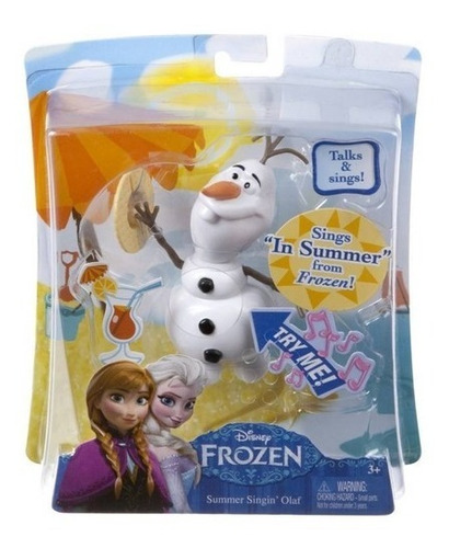 Boneco Frozen Olaf Verão Musical Mattel