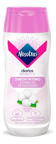Jabon Intimo Nosotras Sensitive 130 Ml - Piel Sensible
