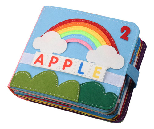 Story Cloth Book Educativo Preescolar Juguete Sensorial