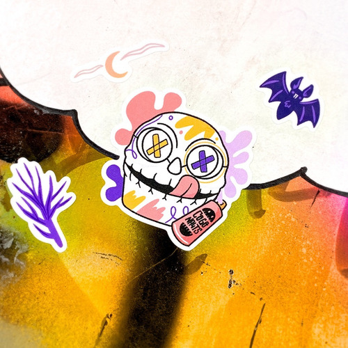 Imagen 2 de 4 de Cogonauts - Plancha De Stickers Coleccionable