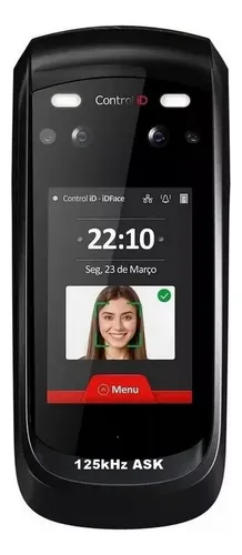 Controle De Acesso Facial Control Id Idface Pro 10k Faces Preto