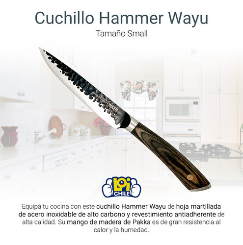 Imagen 2 de 3 de Cuchillo Hammer Wayu Small Loi Chile