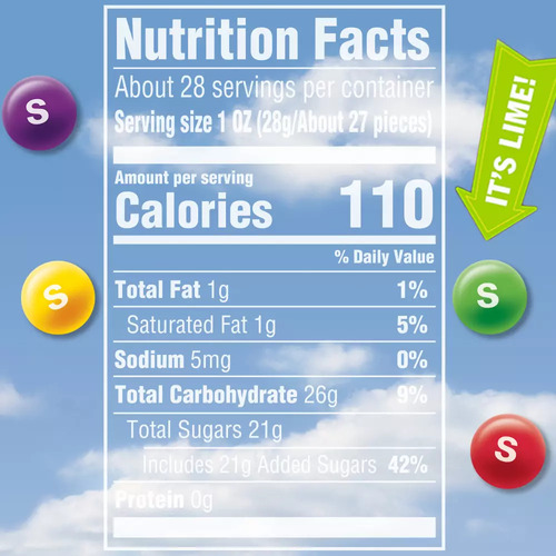 Pack Nerds Gummy Clusters Rainbow + Skittles Sabor Original