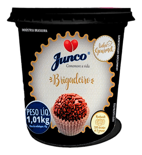 Brigadeiro Gourmet Pronto Para Enrolar 1.01kg Junco 