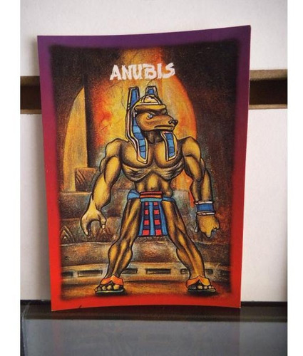 Tarjeta Anubis # 106 Monstruos Del Bolsillo Vintage