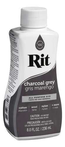 Tinte Líquido Multiusos Gris Carbón 240 Ml 8 Oz