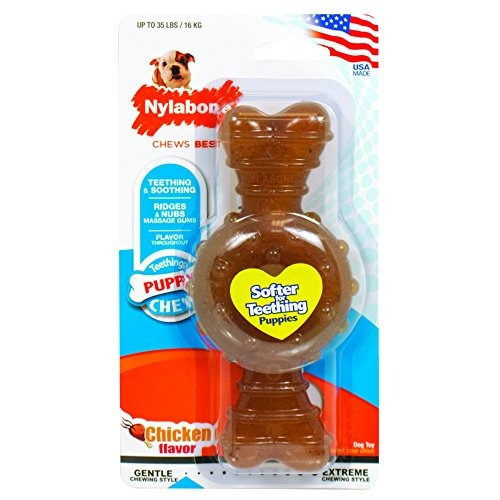 Nylabone Solo Para Cachorros De Pollo Con Sabor Perro De Per